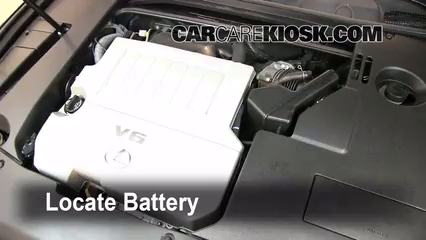 2008 Lexus ES350 3.5L V6 Battery Jumpstart